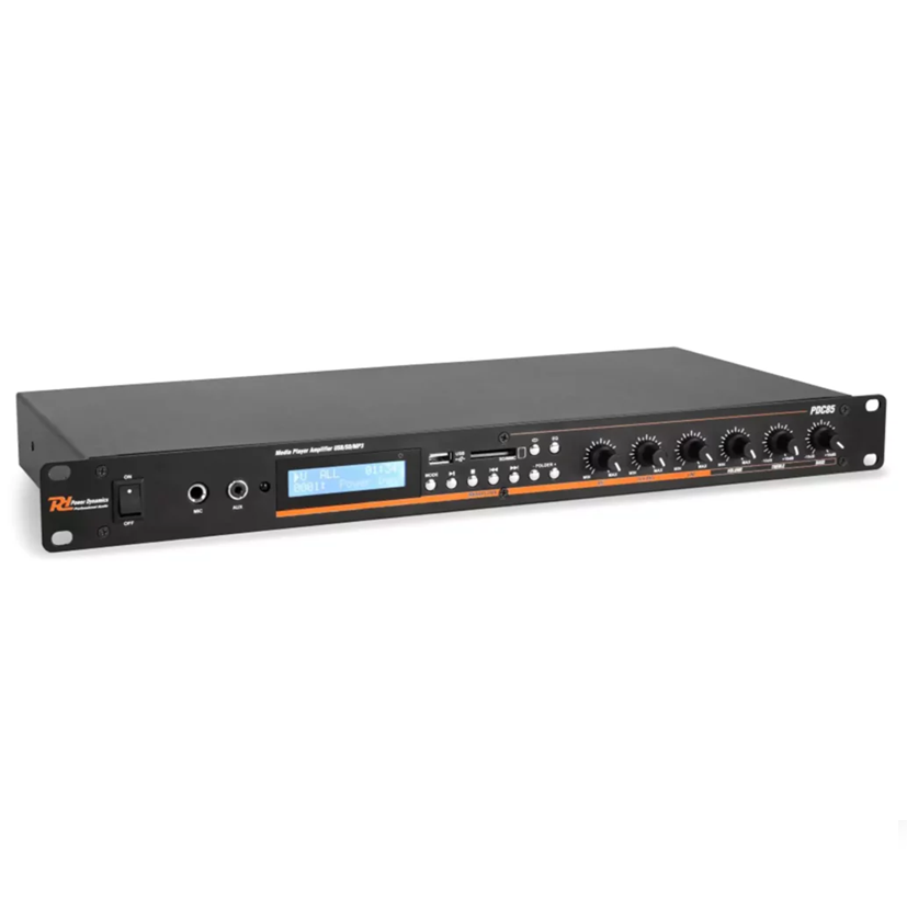 Power Dynamics PDC85 Media Player with Bluetooth Amplifier USB MP3